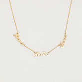Perfect Gift for Mom • Family Name Necklace in Gold, Silver, Rose • Children Names Necklace • Mothers Necklace • Personalized Gift